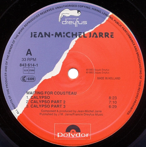 Jean Michel Jarre* : Waiting For Cousteau (LP, Album)