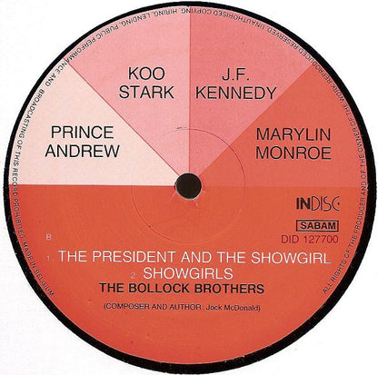 The Bollock Brothers : The Prince And The Showgirl (12", Maxi)