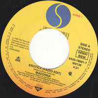 Madonna : Erotica (7", Single, Yel)