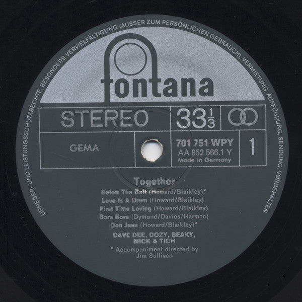 Dave Dee, Dozy, Beaky, Mick & Tich : Together (LP, Album)