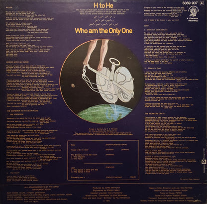 Van Der Graaf Generator : H To He Who Am The Only One (LP, Album, RE)