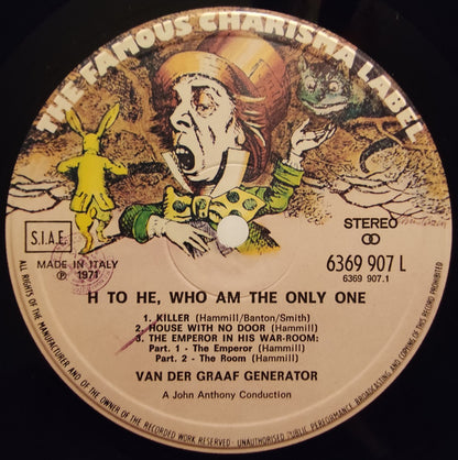 Van Der Graaf Generator : H To He Who Am The Only One (LP, Album, RE)