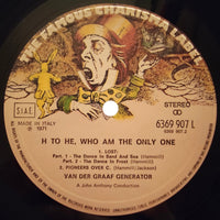Van Der Graaf Generator : H To He Who Am The Only One (LP, Album, RE)