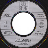 Geier Sturzflug : Bruttosozialprodukt (7", Single)