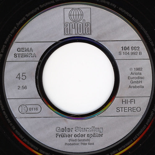 Geier Sturzflug : Bruttosozialprodukt (7", Single)