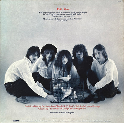 Patti Smith Group : Wave (LP, Album, Pit)