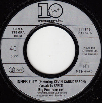 Inner City : Big Fun (7", Single)