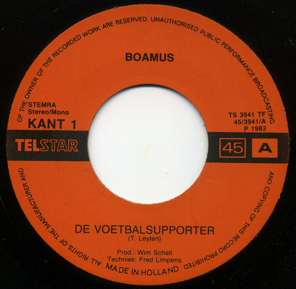 Boamus : De Voetbalsupporters (7", Single)