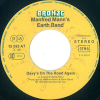 Manfred Mann's Earth Band : Davy's On The Road Again (7", Single)