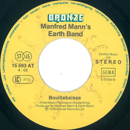 Manfred Mann's Earth Band : Davy's On The Road Again (7", Single)