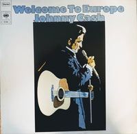 Johnny Cash : Welcome To Europe (LP, Comp, RE)