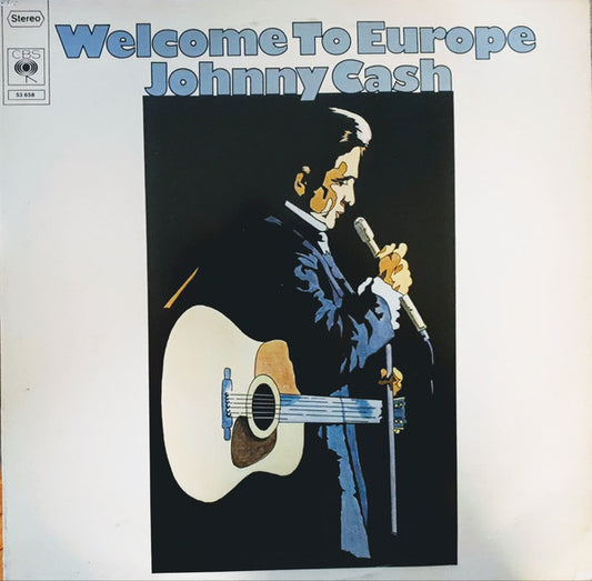 Johnny Cash : Welcome To Europe (LP, Comp, RE)