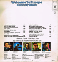 Johnny Cash : Welcome To Europe (LP, Comp, RE)
