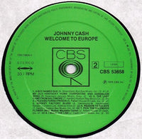 Johnny Cash : Welcome To Europe (LP, Comp, RE)