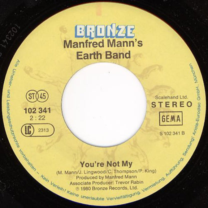 Manfred Mann's Earth Band : Lies (Through The 80's) (7", Single)