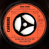 Miquel Brown : So Many Men - So Little Time (7", Single)