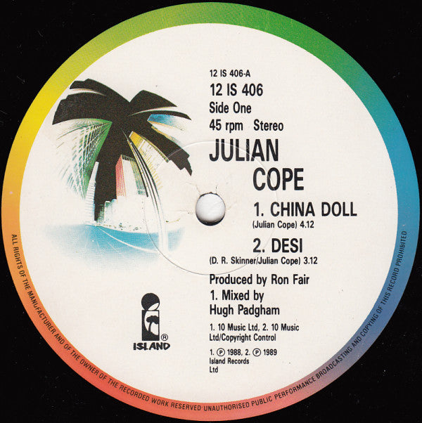Julian Cope : China Doll (12", EP)