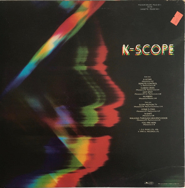 Phil Manzanera : K-Scope (LP, Album)