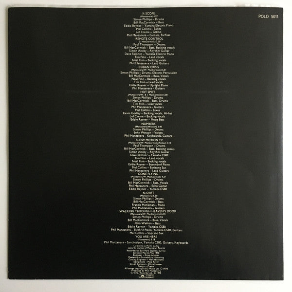 Phil Manzanera : K-Scope (LP, Album)