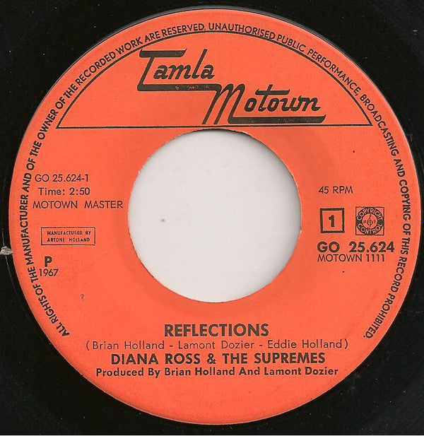 Diana Ross & The Supremes* : Reflections (7", Single)