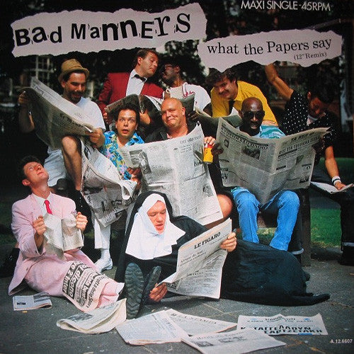 Bad Manners : What The Papers Say (12" Remix) (12", Maxi)