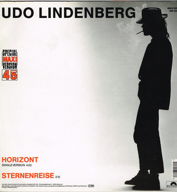 Udo Lindenberg : Horizont (12", Maxi)