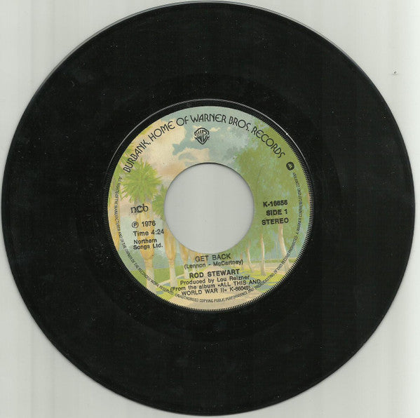 Rod Stewart : Get Back (7", Single)