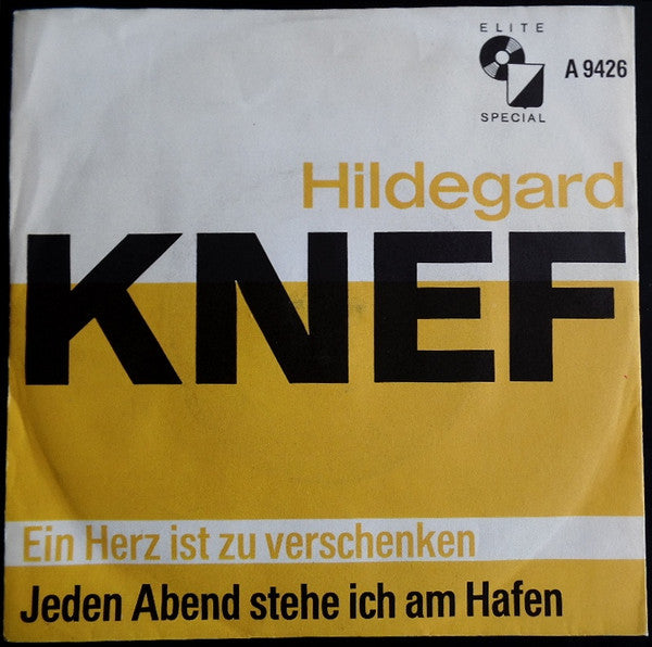 Hildegard Knef : Ein Herz Ist Zu Verschenken (7", Single, Mono)