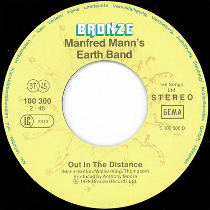 Manfred Mann's Earth Band : You Angel You (7", Single)