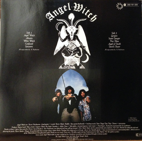 Angel Witch : Angel Witch (LP, Album)