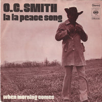 O.C. Smith* : La La Peace Song (7", Single)