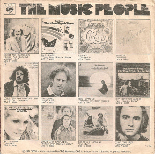 O.C. Smith* : La La Peace Song (7", Single)
