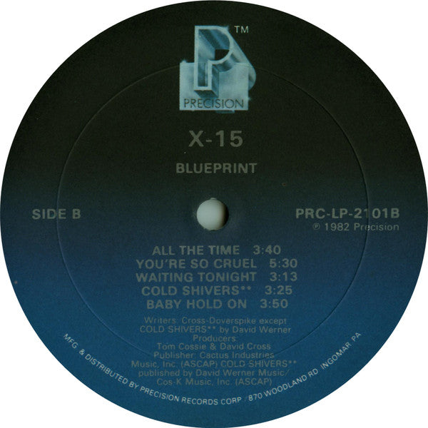 X-15 (3) : Blueprint (LP, Album)