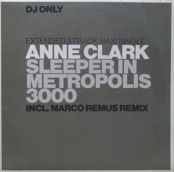 Anne Clark : Sleeper In Metropolis 3000 (12", Maxi)