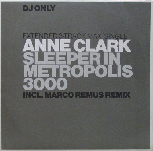 Anne Clark : Sleeper In Metropolis 3000 (12", Maxi)