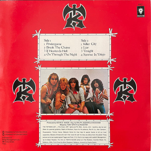 Tokyo Blade : Tokyo Blade (LP, Album)