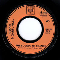 Simon & Garfunkel : The Sounds Of Silence / I Am A Rock (7", Single, RP, Inj)