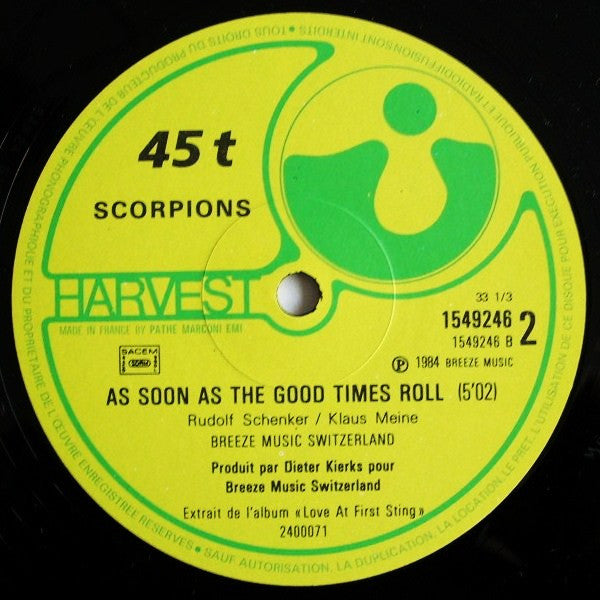 Scorpions : Still Loving You (12", Maxi)