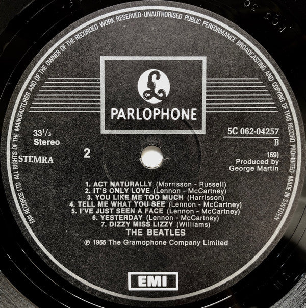 The Beatles : Help! (LP, Album, RE)