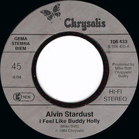 Alvin Stardust : I Feel Like Buddy Holly (7", Single)