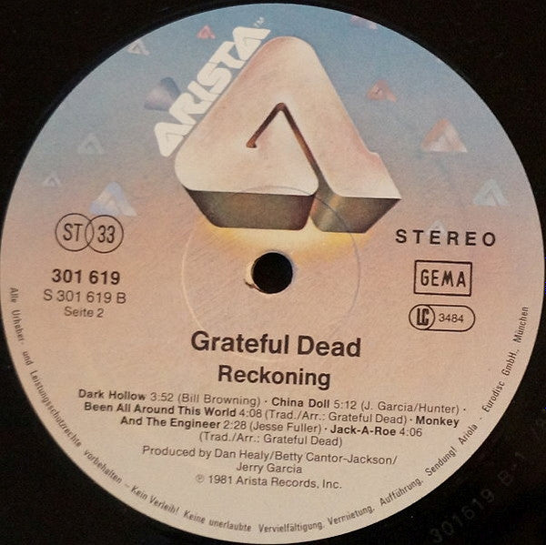 Grateful Dead* : Reckoning (2xLP, Album)