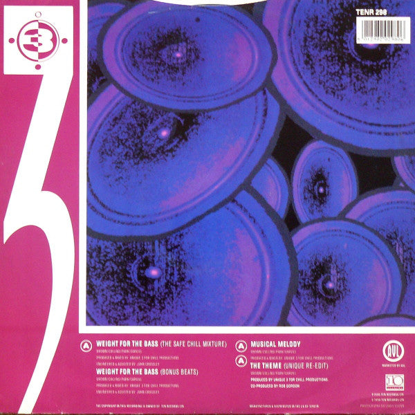 Unique 3 : Unique 4 Track E.P. (12", EP)
