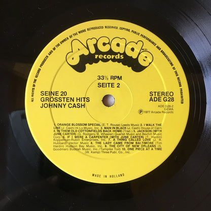 Johnny Cash : Seine 20 Grössten Hits (LP, Comp)