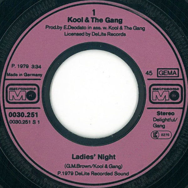 Kool And The Gang* : Ladies' Night / Too Hot (7", Single)
