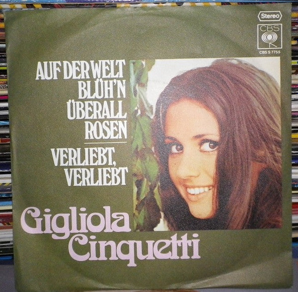 Gigliola Cinquetti : Auf Der Welt Blüh'n Überall Rosen / Verliebt, Verliebt (7", Single, Promo)