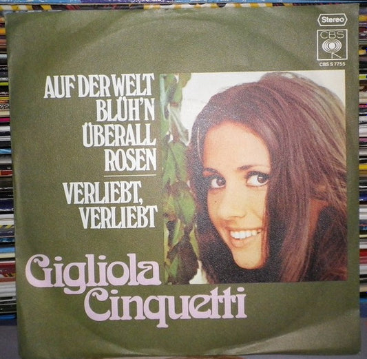 Gigliola Cinquetti : Auf Der Welt Blüh'n Überall Rosen / Verliebt, Verliebt (7", Single, Promo)