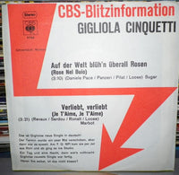 Gigliola Cinquetti : Auf Der Welt Blüh'n Überall Rosen / Verliebt, Verliebt (7", Single, Promo)