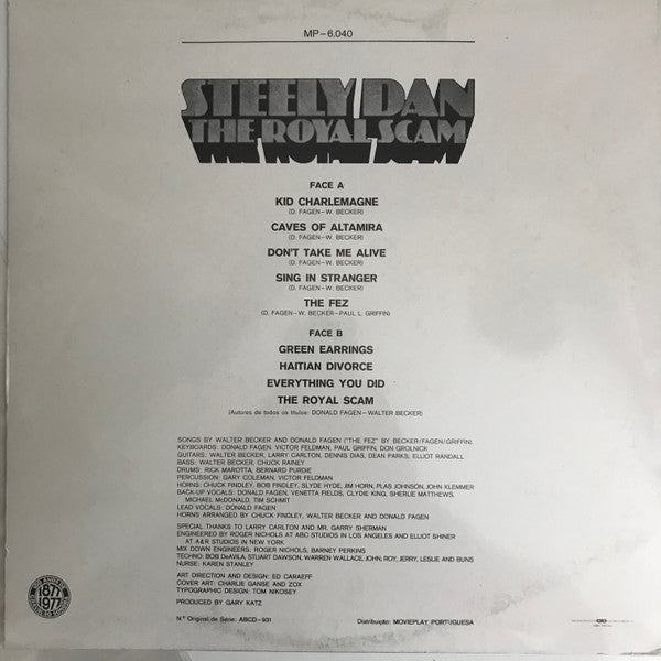 Steely Dan : The Royal Scam (LP, Album)