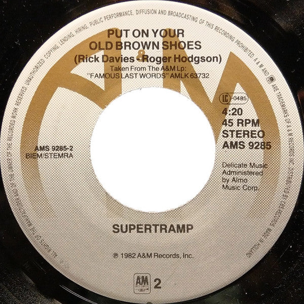 Supertramp : Crazy (7")