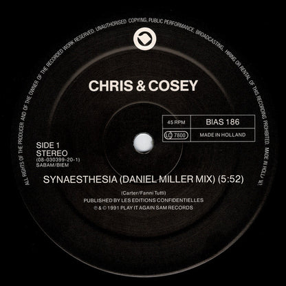 Chris & Cosey : Synaesthesia (12")
